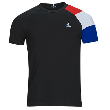 textil Herre T-shirts m. korte ærmer Le Coq Sportif BAT TEE SS N°1 Sort / Rød