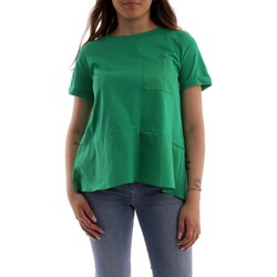 textil Dame T-shirts m. korte ærmer Emme Marella PECE Grøn