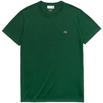 textil Herre T-shirts & poloer Lacoste Pima Cotton T-Shirt - Vert Grøn