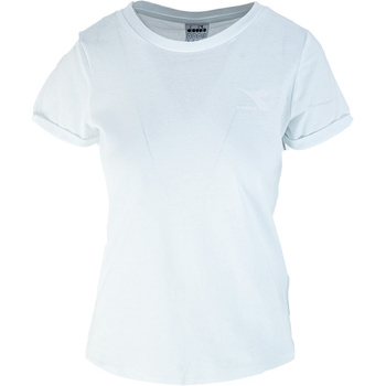 textil Dame Toppe / T-shirts uden ærmer Diadora SS Core - Optical White Hvid