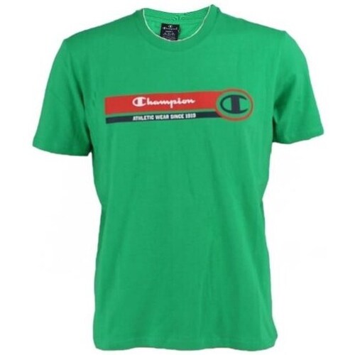 textil Herre T-shirts m. korte ærmer Champion Crewneck Tshirt Grøn