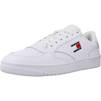 Sko Herre Sneakers Tommy Jeans RETRO LEATHER Hvid
