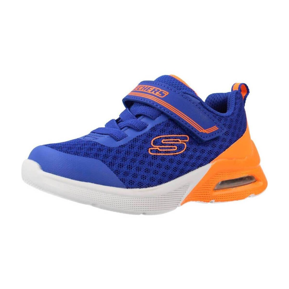 Sko Dreng Lave sneakers Skechers MICROSPEC Blå