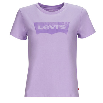 textil Dame T-shirts m. korte ærmer Levi's THE PERFECT TEE Lilla