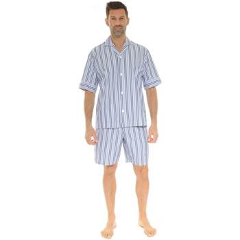 textil Herre Pyjamas / Natskjorte Pilus XANTIS Blå