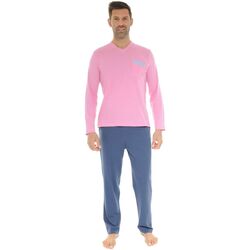 textil Herre Pyjamas / Natskjorte Christian Cane WAYNE Pink