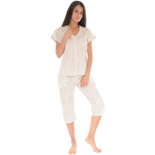 textil Dame Pyjamas / Natskjorte Pilus YLEANA Beige