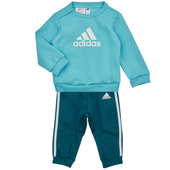 textil Børn Sæt Adidas Sportswear BOS LOGO JOG Blå / Hvid / Marineblå