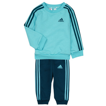textil Dreng Sæt Adidas Sportswear 3S JOG Blå