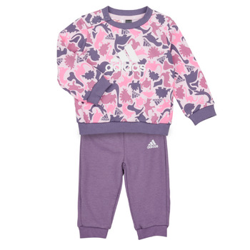 textil Pige Sæt Adidas Sportswear AOP FT JOG Pink