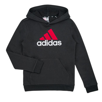 textil Dreng Sweatshirts Adidas Sportswear BL 2 HOODIE Sort / Rød / Hvid
