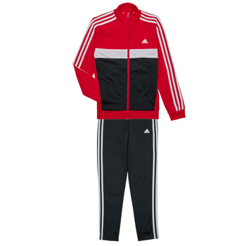 textil Dreng Træningsdragter Adidas Sportswear 3S TIBERIO TS Rød / Hvid / Sort