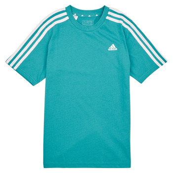 textil Børn T-shirts m. korte ærmer Adidas Sportswear 3S TEE Hvid / Flerfarvet