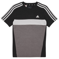 textil Dreng T-shirts m. korte ærmer Adidas Sportswear 3S TIB T Sort / Grå / Hvid