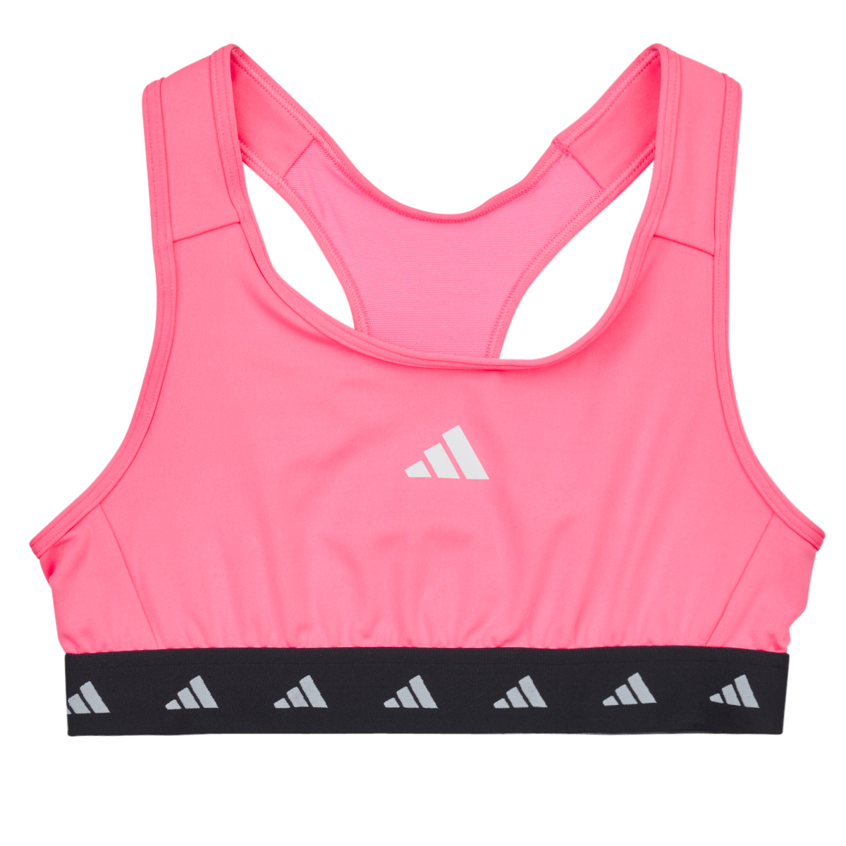 textil Pige Sports-BH adidas Performance TF POWER BRA Pink / Hvid / Sort