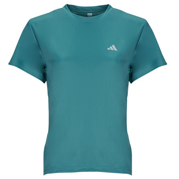 textil Dame T-shirts m. korte ærmer adidas Performance RUN IT TEE Blå