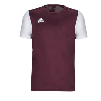 textil Herre T-shirts m. korte ærmer adidas Performance ESTRO 19 JSY Bordeaux / Hvid
