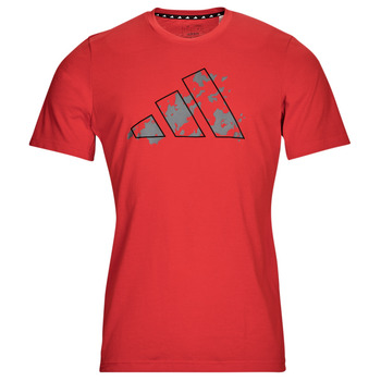 textil Herre T-shirts m. korte ærmer adidas Performance TR-ES+ TEE Rød / Grå