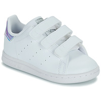Sko Pige Lave sneakers adidas Originals STAN SMITH CF I Hvid / Iriserende