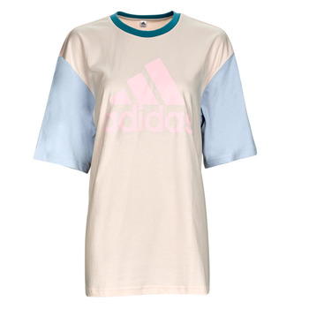 textil Dame T-shirts m. korte ærmer Adidas Sportswear BL BF TEE Beige / Blå