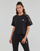 textil Dame T-shirts m. korte ærmer Adidas Sportswear VIBAOP 3S CRO T Sort / Gylden