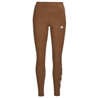textil Dame Leggings Adidas Sportswear LIN LEG Brun / Hvid