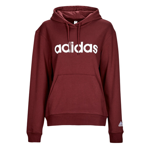 textil Dame Sweatshirts Adidas Sportswear LIN FT HD Brun / Hvid