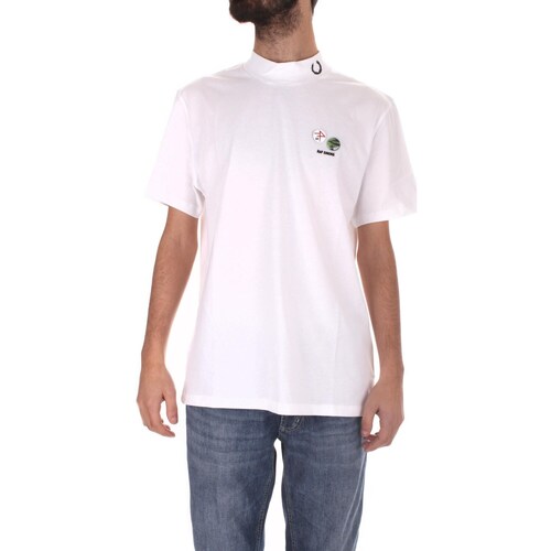 textil Herre T-shirts m. korte ærmer Fred Perry M4205 Hvid