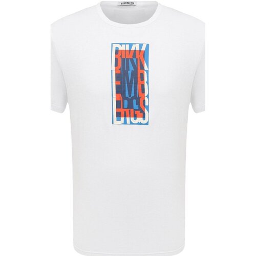 textil Herre T-shirts m. korte ærmer Bikkembergs BKK2MTS04 Hvid