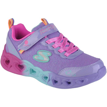 Sko Pige Lave sneakers Skechers Heart Lights - Colorful Joyful Violet