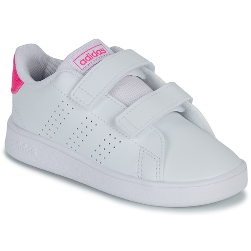 Sko Pige Lave sneakers Adidas Sportswear ADVANTAGE CF I Hvid / Pink