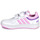 Sko Pige Lave sneakers Adidas Sportswear HOOPS 3.0 CF C Hvid / Pink