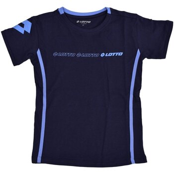 textil Børn T-shirts & poloer Lotto LOT219313 Blå