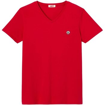 textil Herre T-shirts m. korte ærmer JOTT BENITO Rød