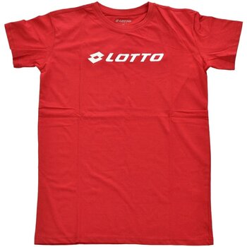 textil Børn T-shirts & poloer Lotto TL1104 Rød