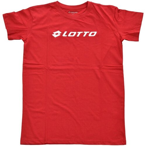 textil Børn T-shirts & poloer Lotto TL1104 Rød