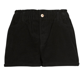 textil Dame Shorts Only ONLCUBA-FLORA HW PB CORD SHORTS PNT Sort
