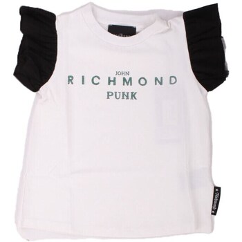 textil Pige T-shirts m. korte ærmer John Richmond RGP23070TS Hvid