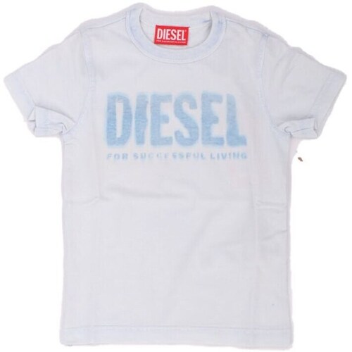 textil Dreng T-shirts m. korte ærmer Diesel J01130 Blå