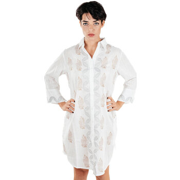 textil Dame Kjoler Isla Bonita By Sigris Kjole Hvid