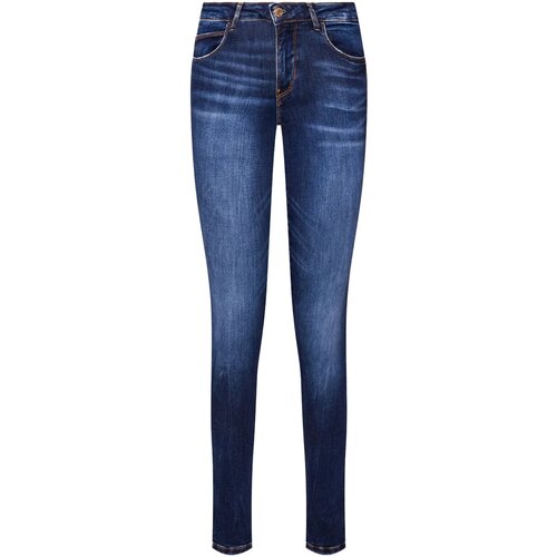 textil Dame Smalle jeans Guess W2YAJ2 D4Q03 Blå