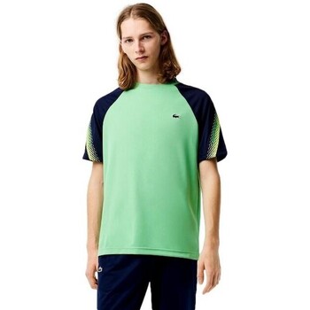 textil Herre T-shirts m. korte ærmer Lacoste CAMISETA HOMBRE   SPORT REGULAR FIT TH5196 Grøn