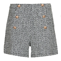 textil Dame Shorts Moony Mood OLDYN Sort / Hvid