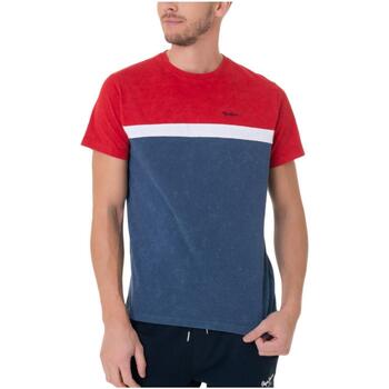 textil Herre T-shirts m. korte ærmer Pepe jeans  Rød