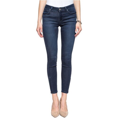 textil Dame Smalle jeans Lee L30CRKKD SCARLETT CROPPED Blå