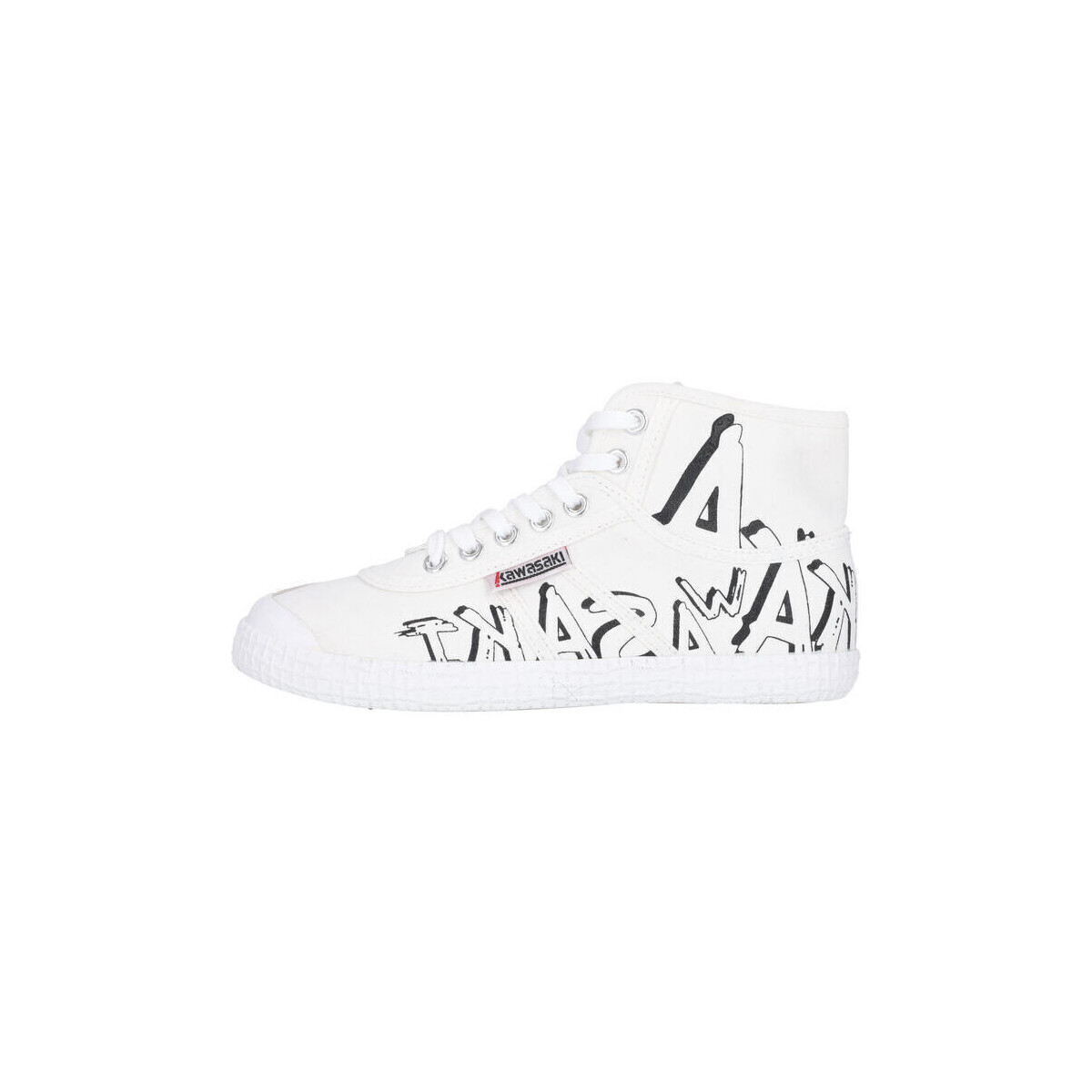 Sko Sneakers Kawasaki Graffiti Canvas Boot K202415-ES 1002 White Hvid