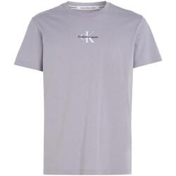 textil Herre T-shirts m. korte ærmer Calvin Klein Jeans  Violet