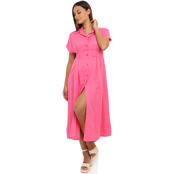 textil Dame Kjoler La Modeuse 67069_P155961 Pink