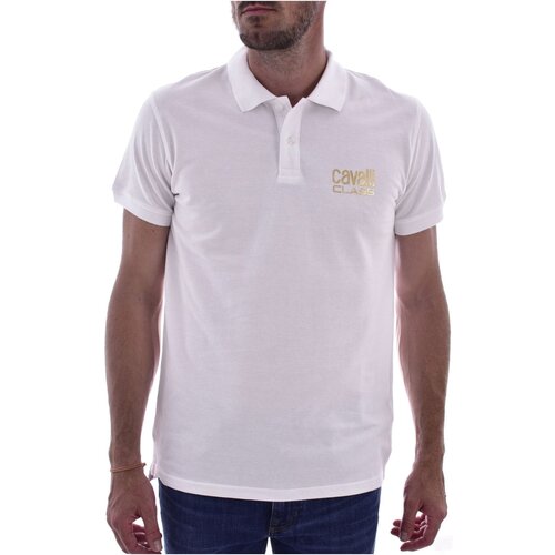textil Herre T-shirts & poloer Roberto Cavalli QXH01F KB002 Hvid