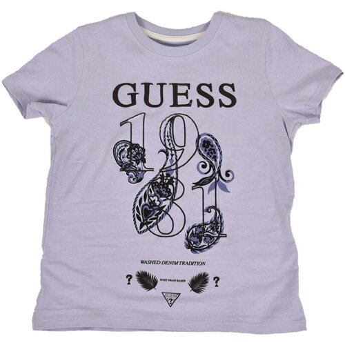 textil Børn T-shirts & poloer Guess L3GI31 K8HM0 Violet